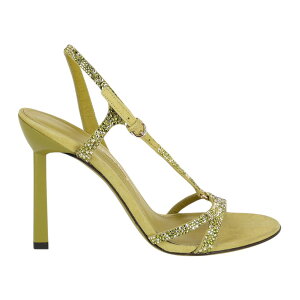 Ferragamo �t�F���K�� ���f�B�[�X �X�j�[�J�[ �yFerragamo Jole X5 Crystal Embellished Heels Green (Women's)�z �T�C�Y US_7(24.0cm) Green