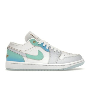 Jordan �W���[�_�� ���f�B�[�X �X�j�[�J�[ �yJordan 1 Low SE Emerald Rise (Women's)�z �T�C�Y US_W_12 White/White/Football Grey/Emerald Rise
