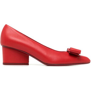 Ferragamo �t�F���K�� ���f�B�[�X �X�j�[�J�[ �yFerragamo Viva 55 Bow Pumps Red (Women's)�z �T�C�Y US_6.5(23.5cm) Red