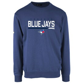 レベルウェア メンズ パーカー・スウェットシャツ アウター Toronto Blue Jays Levelwear Zane Fleece Pullover Sweatshirt Royal