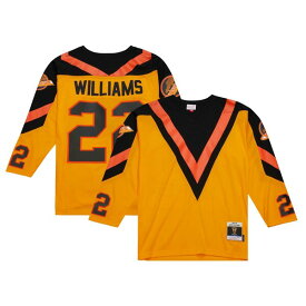 ミッチェル&ネス メンズ ユニフォーム トップス Dave Williams Vancouver Canucks Mitchell & Ness Men's 1981/82 Blue Line Player Jersey Yellow