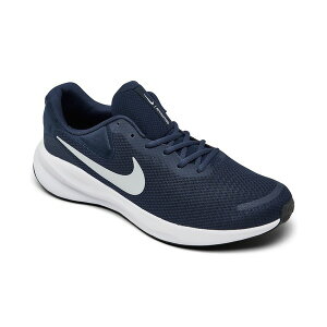 iCL Y Xj[J[ V[Y Men's Revolution 7 Running Sneakers from Finish Line Navy, Pure Platinum