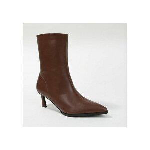 o[lX fB[X T_ V[Y Toby Kitten Heel Mid-Calf Boots Brown