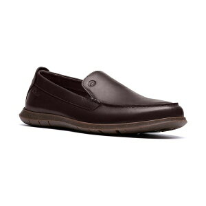 クラークス メンズ スリッポン・ローファー シューズ Men's Collection Flexway Step Slip On Shoes Brown smooth leather