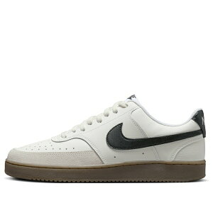 Nike �i�C�L �����Y �X�j�[�J�[ �yNike Court Vision Low Shoes 'Sail Light Brown White Black' FQ8075-133�z �T�C�Y US_M_15