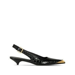 �G�g�� ���f�B�[�X �p���v�X �V���[�Y Crocodile-embossed pumps Black