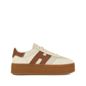 �z�[�K�� ���f�B�[�X �X�j�[�J�[ �V���[�Y H698 perforated-detail platform sneakers Neutrals