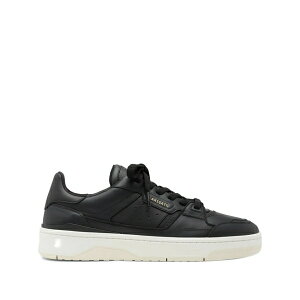 �A�N�Z���A���K�g �����Y �X�j�[�J�[ �V���[�Y Clay leather panelled sneakers Black