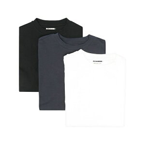 �W���E�T���_�[ �����Y T�V���c �g�b�v�X Logo-patch organic-cotton t-shirt (pack of three) Neutrals