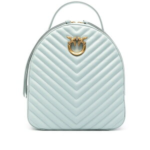 �s���R ���f�B�[�X �o�b�N�p�b�N�E�����b�N�T�b�N �o�b�O Love quilted leather backpack Grey