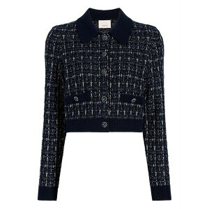 �T���N�A�Z�v�g ���f�B�[�X �J�[�f�B�K�� �A�E�^�[ Ainara collared cardigan Blue