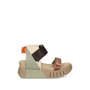 ���i�C�e�b�h�k�[�h ���f�B�[�X �T���_�� �V���[�Y Delta run panelled touch-strap sandals Neutrals