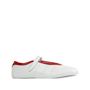 �A�f�B�_�X ���f�B�[�X �T���_�� �V���[�Y Stan smith leather strap ballet flats White