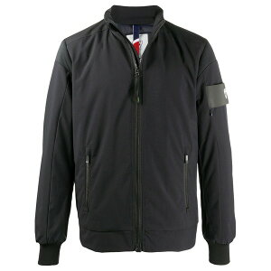 ���V�j���[�� �����Y �W���P�b�g���u���]�� �A�E�^�[ Maxence logo patch track jacket Black