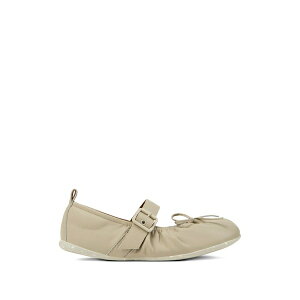 �J���y�[�� ���f�B�[�X �T���_�� �V���[�Y Wabi buckle bow ballet flats Neutrals