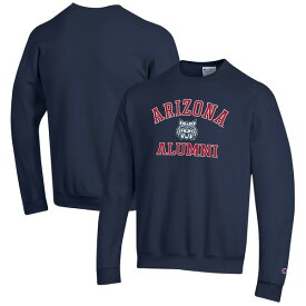 チャンピオン メンズ パーカー・スウェットシャツ アウター Arizona Wildcats Champion Alumni Logo Arch Pullover Sweatshirt Navy