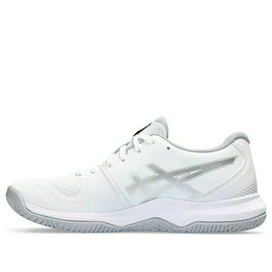 ASICS �A�V�b�N�X ���f�B�[�X �X�j�[�J�[ �y(WMNS) ASICS Gel Tactic 12 'White Pure Silver' 1072A092-100�z �T�C�Y US_W_11
