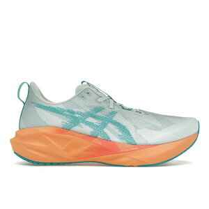 ASICS �A�V�b�N�X �����Y �X�j�[�J�[ �yASICS Novablast 5 Soothing Sea Wave Teal Orange�z �T�C�Y US_12(30.0cm) Soothing Sea/Wave Teal