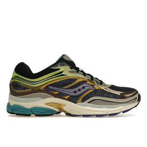 Saucony �T�b�J�j�[ �����Y �X�j�[�J�[ �ySaucony ProGrid Omni 9 Crystal Cave�z �T�C�Y US_8(26.0cm) Purple/Yellow