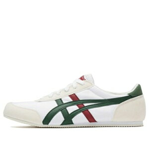 Onitsuka Tiger �I�j�c�J�^�C�K�[ �����Y �X�j�[�J�[ �yOnitsuka Tiger Track Trainer 'White Green' D318N-100�z �T�C�Y US_5(23.0cm)
