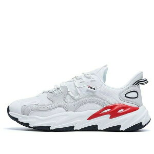 FILA �t�B�� �����Y �X�j�[�J�[ �yFILA Wave Low-Top Shoes 'White Red Grey' F12M226112FBA�z �T�C�Y US_10(28.0cm)