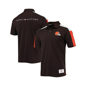 g~[ qtBK[ Y Vc gbvX Men's Brown, Orange Cleveland Browns Logan Polo Shirt Brown, Orange
