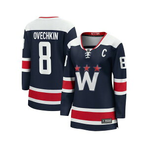 �t�@�i�e�B�N�X ���f�B�[�X �J�b�g�\�[ �g�b�v�X Women's Alexander Ovechkin Navy Washington Capitals 2020/21 Alternate Premier Breakaway Player Jersey Navy