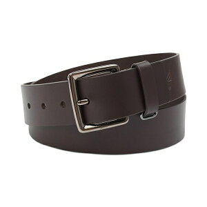 JoNC Y O ANZT[ Men's Leather Belt with Keeper Ring Dark Brown