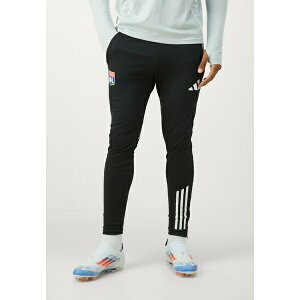 アディダス メンズ サンダル シューズ OLYMPIQUE LYONNAIS PANT - Club wear - black/team grey four