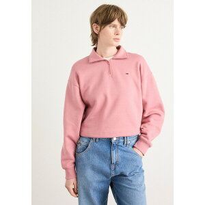 g~[qtBK[ fB[X p[J[EXEFbgVc AE^[ ZIP MOCK NECK - Sweatshirt - tahiti berry