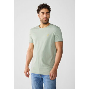 sA  Y T_ V[Y BASIC SLIM EMBROIDERY T SHIRT - Basic T-shirt - iceberg green