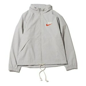 Nike iCL Y Xj[J[ yMen's Nike Sportswear Alphabet Logo Woven Jacket Light Mineral Gray DM5286-012z TCY US_M_L