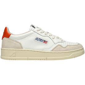 Autry オートリー レディース スニーカー 【Autry Medalist Leather Suede Low】 サイズ EU_36(22.5cm) White Beige Orange (Women's)