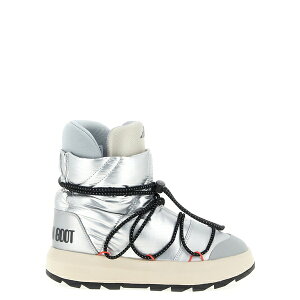 AfB_XIWiX fB[X u[c V[Y 'ace' Adidas X Moonboot Ankle Boots Silver