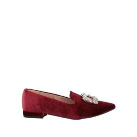 【送料無料】 ジュネーブ レディース スリッポン・ローファー シューズ Loafers Burgundy