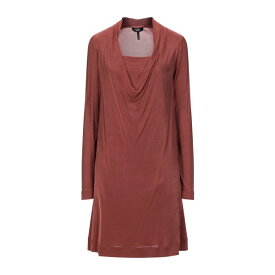 【送料無料】 ビブロス レディース ワンピース トップス Mini dresses Brown