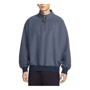 Nike �i�C�L �����Y �X�j�[�J�[ �yNike Solo Swoosh Fleece 1/4-Zip Top 'Midnight Navy' IQ3975-410�z �T�C�Y US_M_3XL