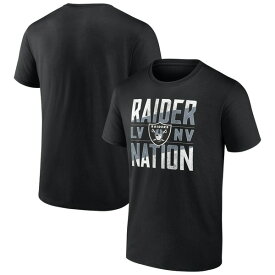 ファナティクス メンズ Tシャツ トップス Las Vegas Raiders Fanatics Hometown Collection Prime Time TShirt Black