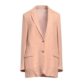 【送料無料】 ジュウキュウ・ロクイチ・ミラノ レディース ジャケット＆ブルゾン アウター Blazers Salmon pink