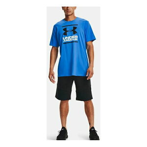 Under Armour A_[A[}[ Y Xj[J[ yMen's Under Armour Gl Foundation Casual Round Neck Sports Breathable Short Sleeve Blue 1326849-787z TCY US_M_M
