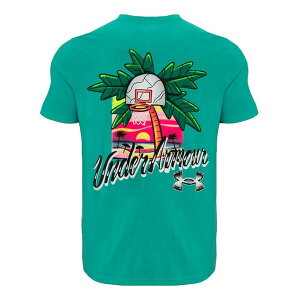 Under Armour A_[A[}[ Y Xj[J[ yUnder Armour Summer Hoops Tee 'Green' 1370522-369z TCY US_M_XL