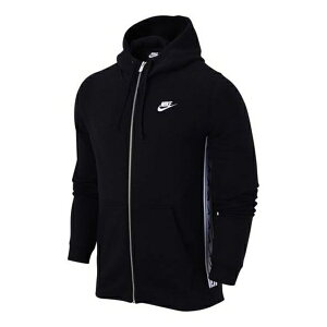 Nike iCL Y Xj[J[ yNike Logo Fleece Stay Warm Casual Sports Hooded Jacket Black CV4586-010z TCY US_M_L