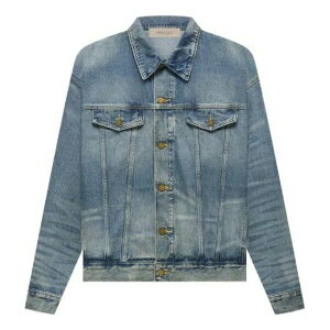 Fear of God Essentials GtI[W[GbZVY Y Xj[J[ yFear of God Essentials FW22 Denim Trucker Jacket 'Indigo' FOG-FW22-005z TCY US_M_S