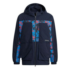 adidas AfB_X Y Xj[J[ yMen's adidas originals Adv Wb Printing Splicing Sports Jacket Legendary Ink Blue H46700z TCY US_M_XL