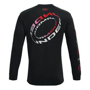 Under Armour A_[A[}[ Y Xj[J[ yUnder Armour Branded Spiral Heavyweight Long Sleeve T-shirt 'Black' 1366473-001z TCY US_M_XL