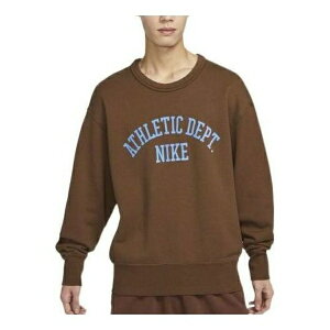 Nike iCL Y Xj[J[ yNike Sportswear Trend Fleece Retro Crew Sweatshirt 'Brown' DX0026-259z TCY US_M_L