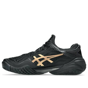 ASICS アシックス メンズ スニーカー 【ASICS Court FF 3 Novak Night Energy 'Black Prism Gold' 1041A527-960】 サイズ US_12.5(30.5cm)