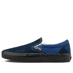 Vans oY Y Xj[J[ yVans Unisex Skate Slip-On VCU Sneakers Black/Blue VN0A4BWDNGVz TCY US_5.5(23.5cm)