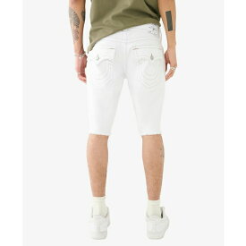 トゥルーレリジョン メンズ カジュアルパンツ ボトムス Men's Ricky Flap Fray Hem Short Optic White