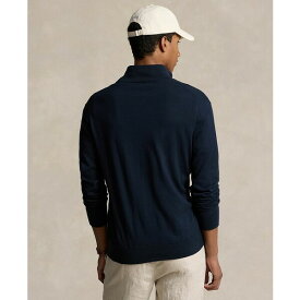 ラルフローレン メンズ ニット&セーター アウター Men's Cotton Full-Zip Sweater Hunter Navy/winter Navy Htr